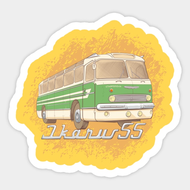 Ikarus55 Green Sticker by Rover